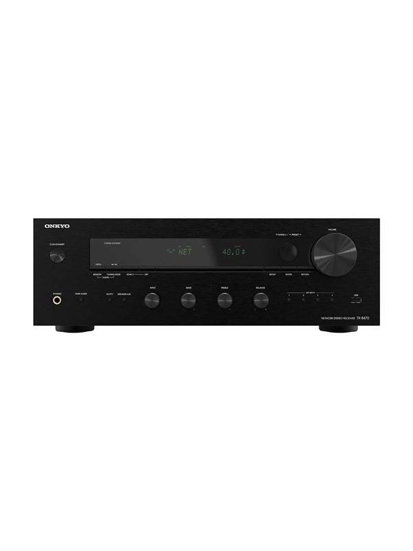 Onkyo TX-8470 - network audio receiver - Netværksaudiomodtager - Sort
