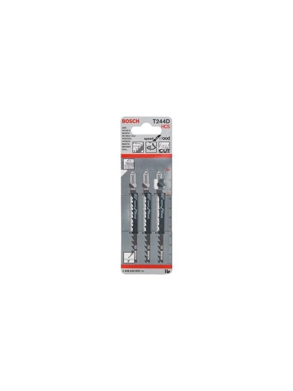 Bosch 2 608 630 879 Jigsaw Blade T 244 D 100mm 3 pcs