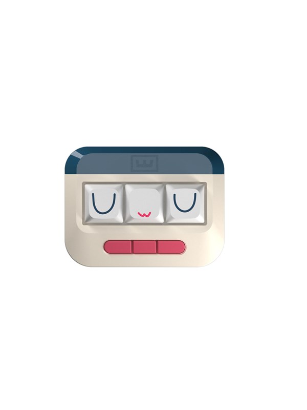 Wooting UwU - Lekker Tikken Light - Gaming Tastatur - Uden Numpad - Universal - Beige