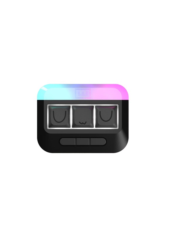 Wooting UwU RGB Stealth - Lekker Tikken Light - Gaming Tastatur - Uden Numpad - Universal - Sort