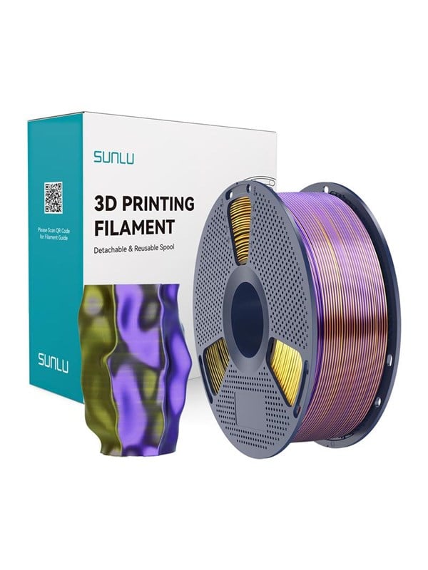 Sunlu PLA+ Silk Tri-Color Filament (Black Gold a