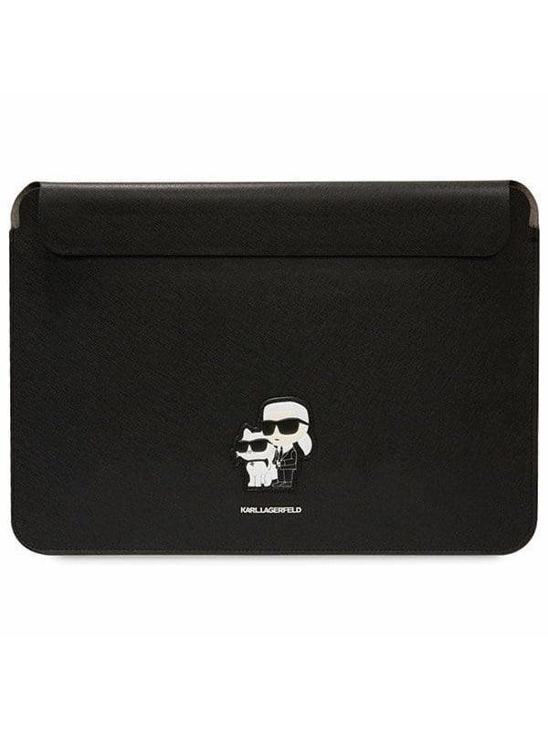 Etui Karl Lagerfeld Karl Lagerfeld Sleeve KLCS14SAKCPMK 14" czarny/black Saffiano Karl&Choupette