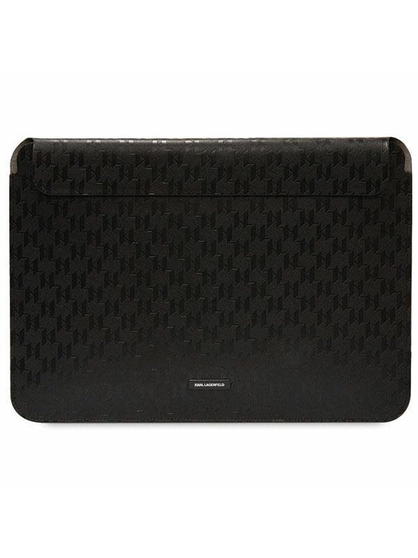 Karl Lagerfeld Karl Lagerfeld Saffiano Plaque case for a 14" laptop