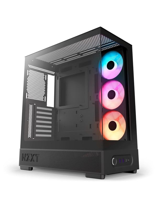 NZXT S5 RGB (2026) - All Black - Kabinet - Miditower - Sort