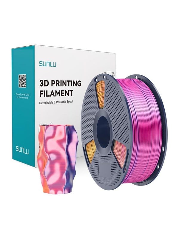 Sunlu PLA+ Silk Tri-Color Filament (red yellow a
