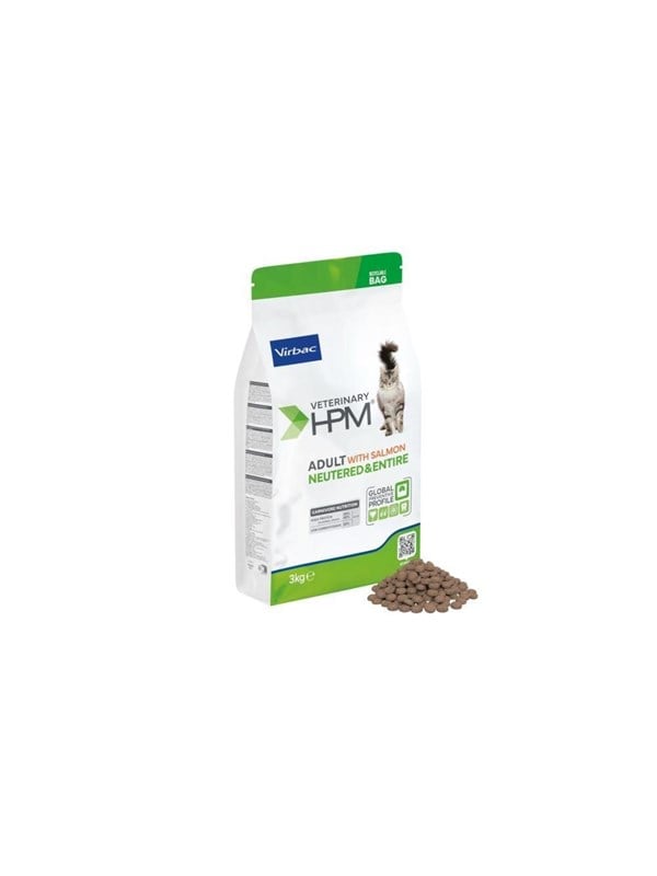 HPM VETERINARY ADULT Salmon NEUTERED & ENTIRE CAT 12 k