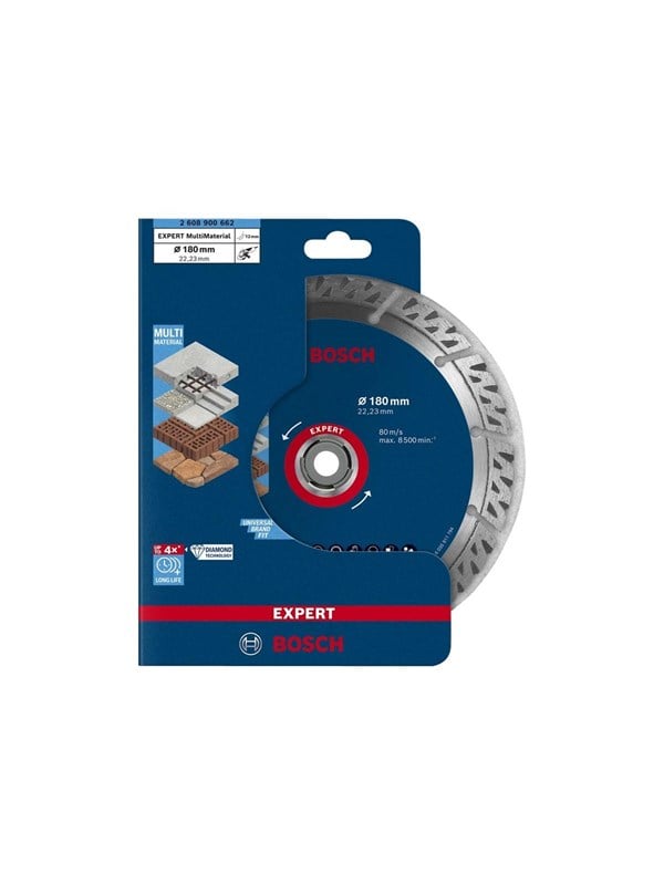 Bosch Expert Multi Material diamond cutting disc 180mm