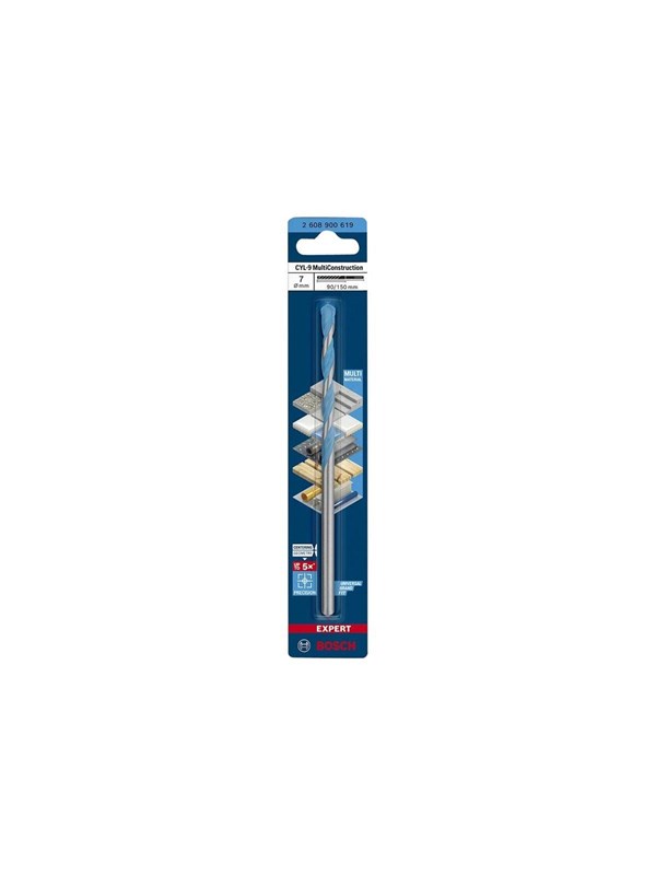 Bosch Expert CYL-9 MultiConstruction Drill Bit 7 mm