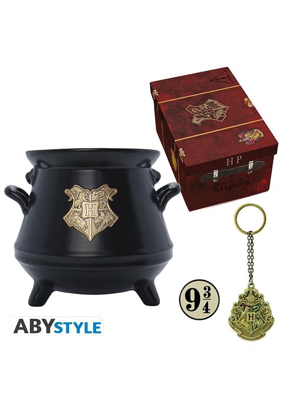 ABYstyle - Harry Potter - Premium Box with 3D mug + 3D Keychain + Pin - Gaveæske