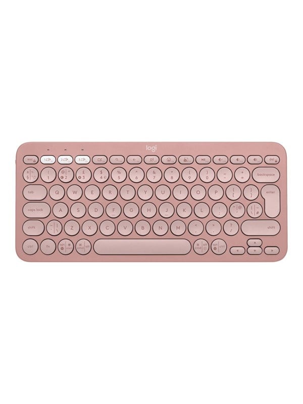 Logitech Pebble Keys 2 K380s - Tastatur - Engelsk - UK - Pink