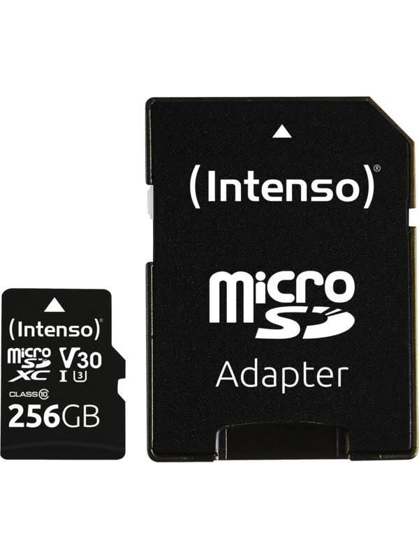 Intenso microSD UHS-I Professionel - 100MB/s - 256GB