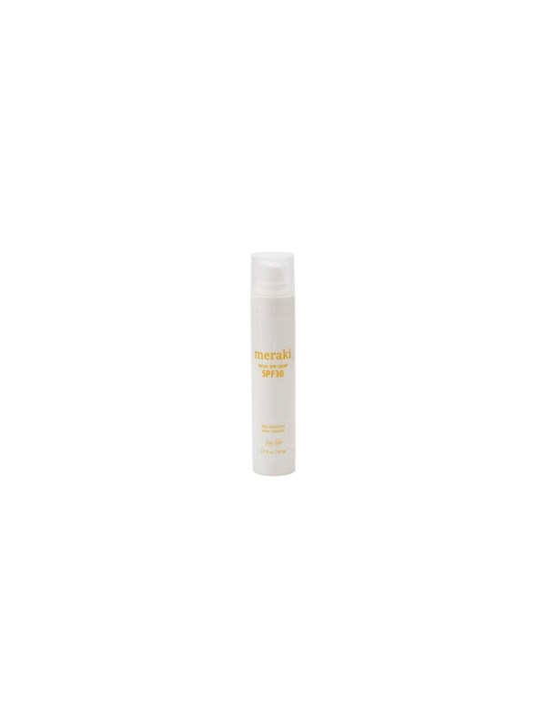 Ansigtssolcreme Meraki Facial Sun Cream SPF 30, vandafvisende & vegansk med E-vitamin & Aloe Vera