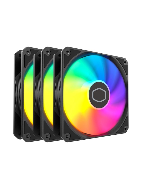 Cooler Master MasterFan MF120 Lite ARGB - Kabinet køler - 120mm - Sort