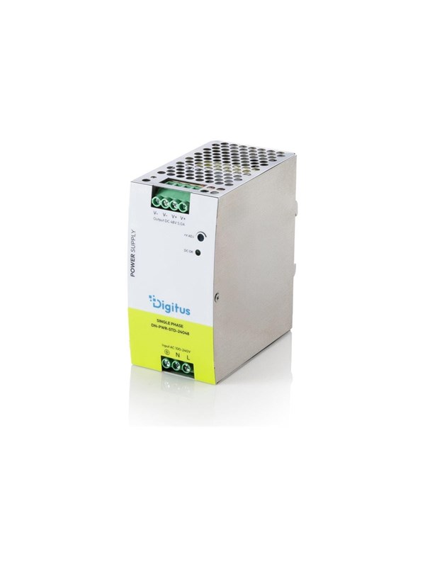 DIGITUS Industrial - power supply - 48 V metal case - 240 watt Strømforsyning - 240 Watt - ATX - 80 Plus