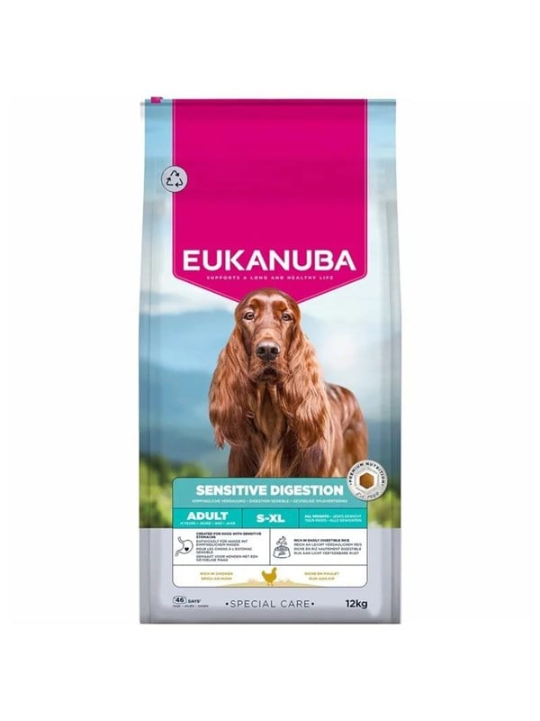 EUKANUBA Special Care Sensitive Digestion tørfoder til voksne hunde 12 kg