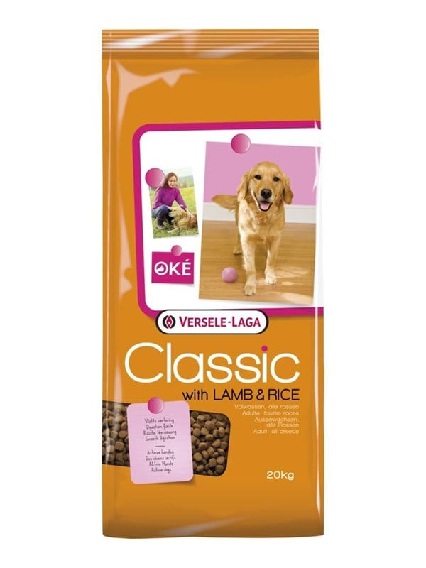 Hundefoder tørfoder VERSELE-LAGA Classic Lamb & Rice 20 kg