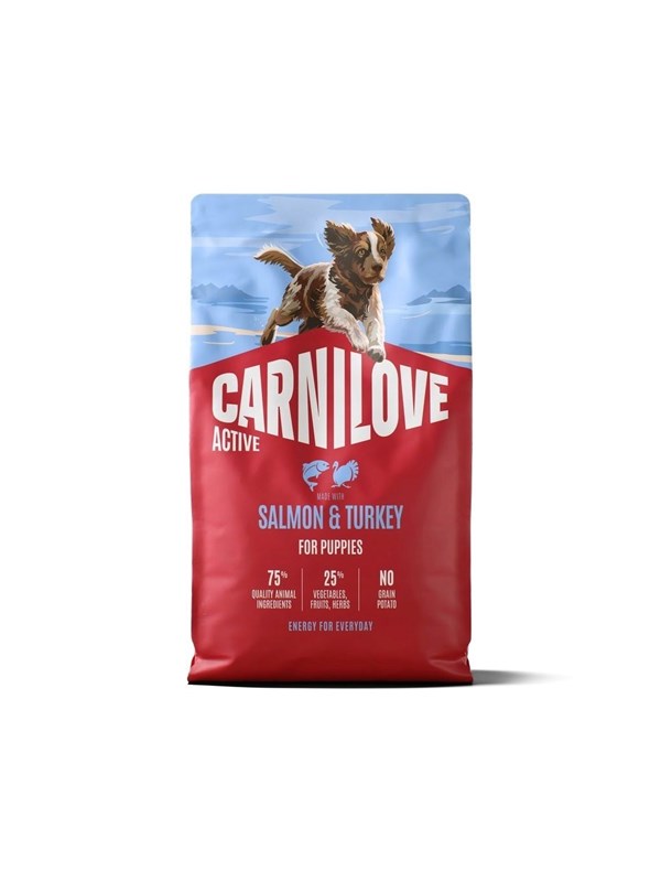 Carnilove Active Dog Puppies Salmon&turkey - dry dog food - 4kg