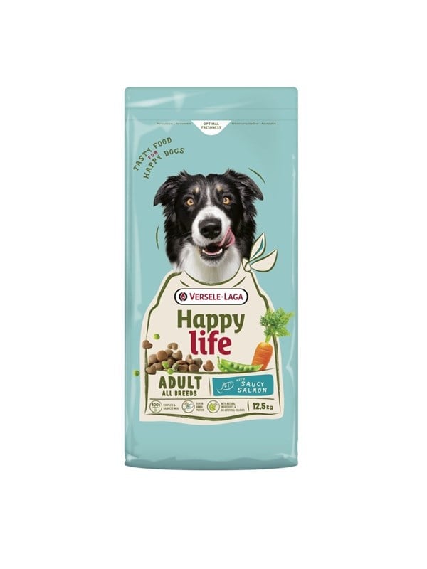 Versele-Laga Happy life Laks - tørfoder til hunde, 12,5 kg