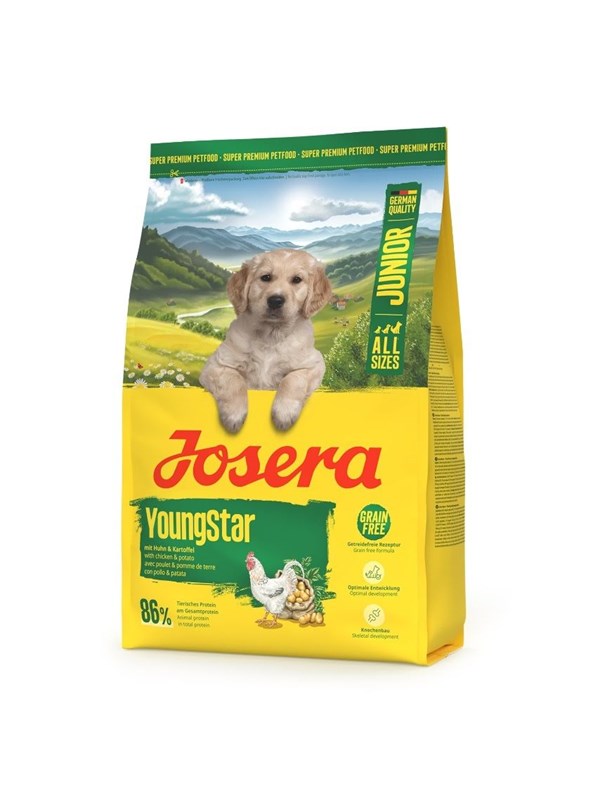 JOSERA Youngstar junior hundefoder - korn- og glutenfrit, 3 kg