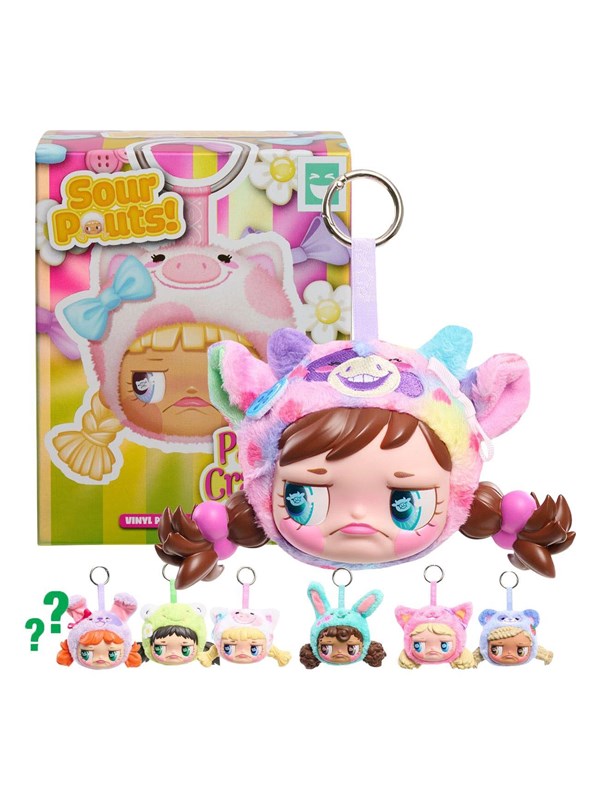 Spectron Happy Haul Sour Pouts Vinyl Plush Keychain
