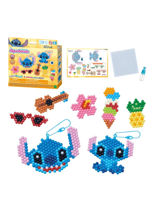 Aquabeads Perlesæt - Nøgleringe - Stitch