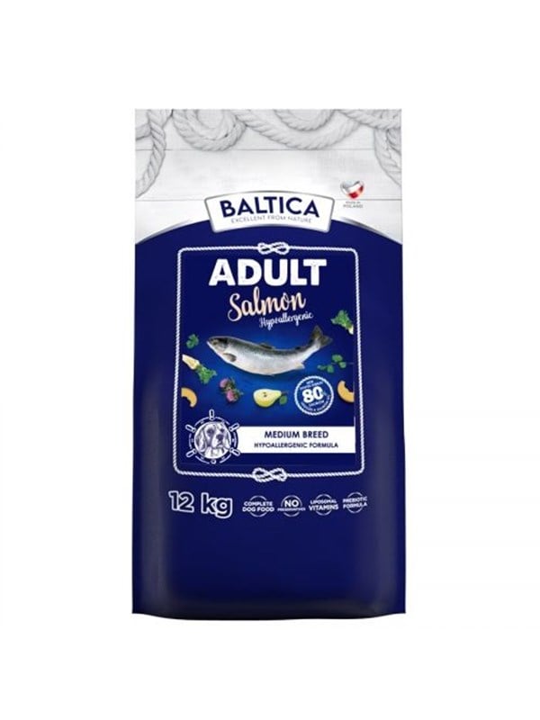 BALTICA Excellent Hypoallergenic Adult Medium breeds Salmon - dry dog food - 12kg