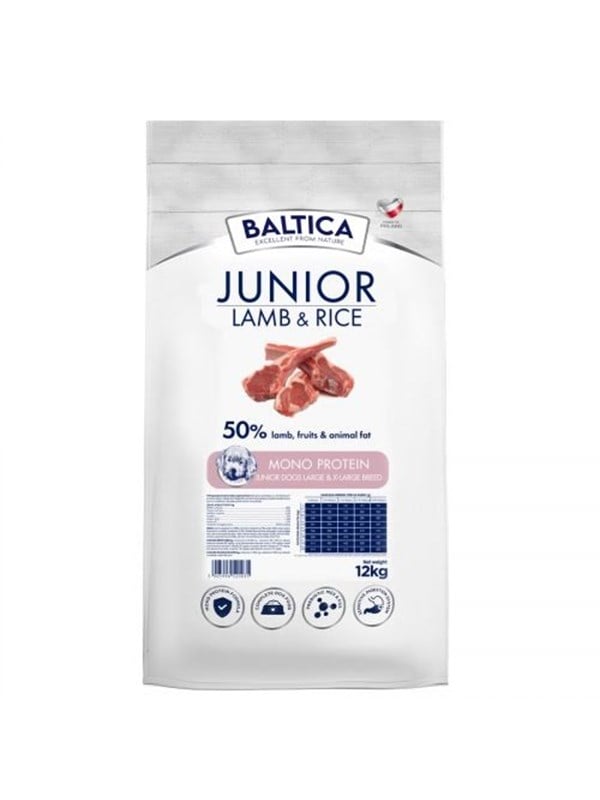 BALTICA Nutraceutic Puppy Monoprotein Lamb with rice - dry dog food - 12kg