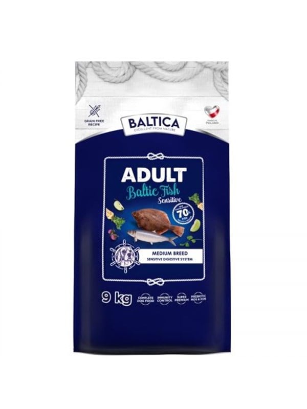 BALTICA Excellent Sensitive Baltic fish Medium breeds - dry dog food - 9kg