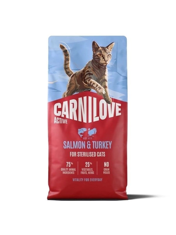 Carnilove Active Cat Salmon&Turkey Sterilised - dry cat food - 6kg