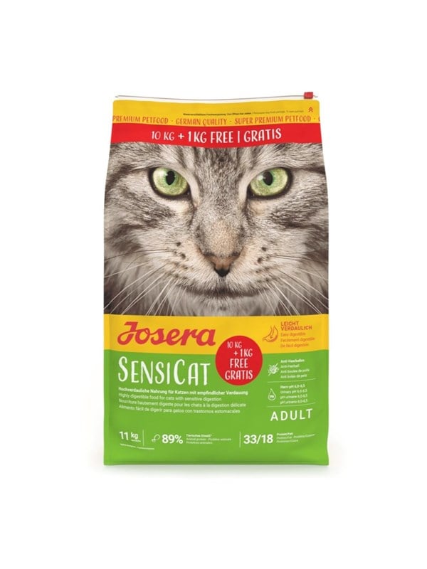 JOSERA Sensicat - dry cat food - 10kg +1 kg