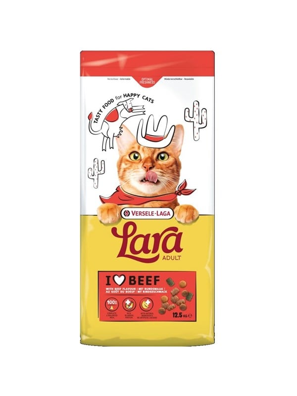VERSELE-LAGA Lara Beef - dry cat food - 12.5kg