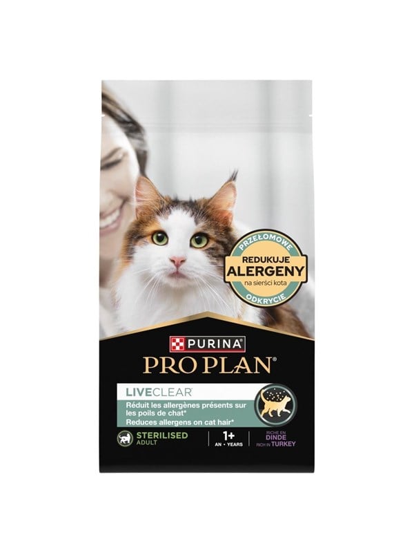 PURINA NESTLE Pro Plan LiveClear Sterilised Rich in turkey - dry cat food - 2.8kg