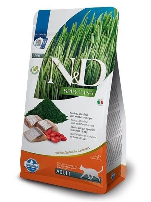 Farmina N&D Spirulina Herring - dry cat food - 1.5 kg