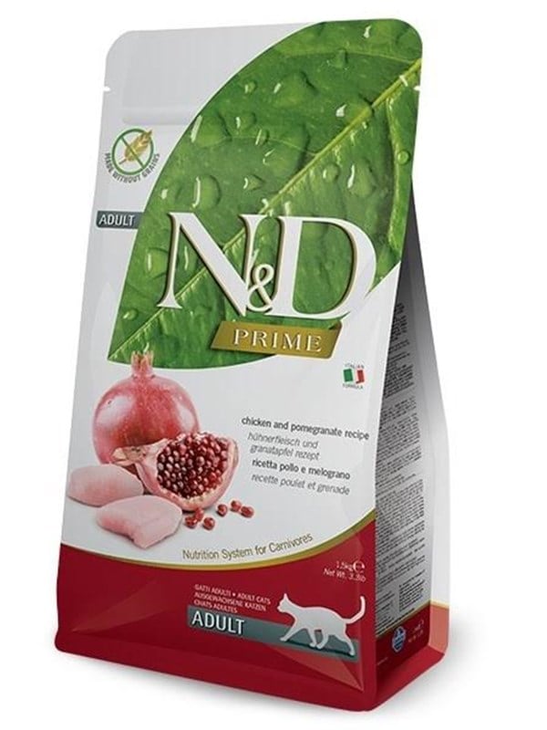 Farmina N&D CAT PRIME CHICKEN & POMEGRANATE ADULT 1.5kg