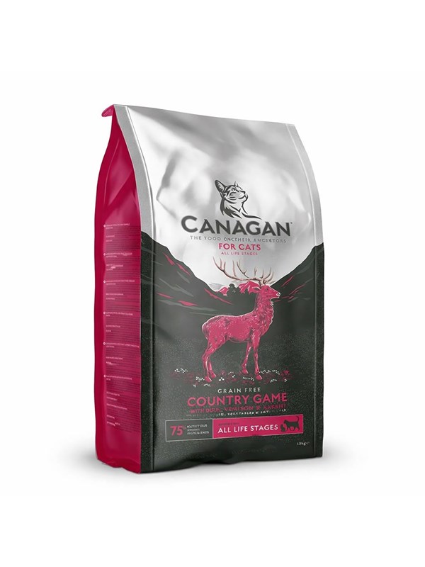 Canagan Country Game Duck deer rabbit - dry cat food - 1.5kg