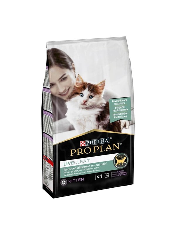 PURINA NESTLE Pro Plan LiveClear Kitten Rich in turkey - dry cat food - 1.4kg