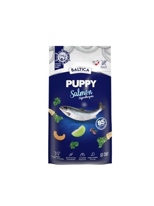 BALTICA Excellent Puppy Salmon Medium and large breeds - dry dog food - 3kg