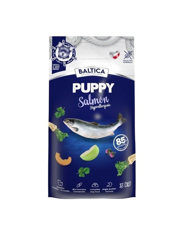 BALTICA Excellent Puppy Salmon Hypoallergenic Small breeds - dry dog food - 3kg