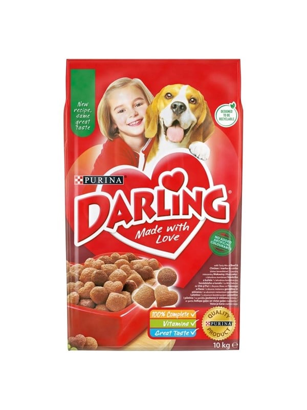 PURINA NESTLE Darling Beef with chicken - dry dog food - 10 kg