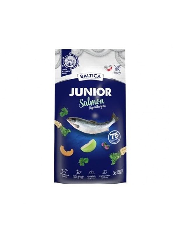 BALTICA Excellent Junior Salmon Large and X-large breeds - dry dog food - 3kg