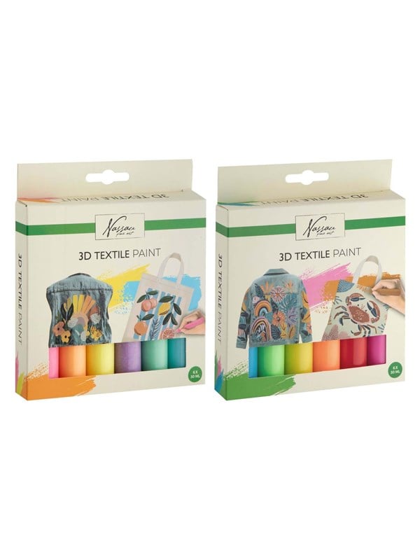 Creative Craft Group Nassau 3D Fabric Paint Set - 6 pcs.