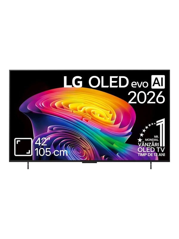 LG 42" Fladskærms TV OLED 4K OLED42C61LA C6 Series - 42" OLED TV - OLED evo AI - 4K