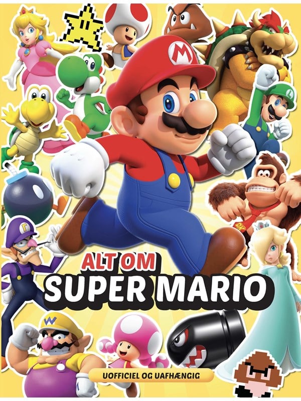 Alt om Super Mario - Børnebog - Hardcover