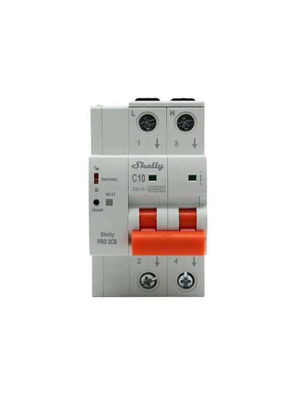Shelly Pro 2CB Strømforsyning - ATX - 80 Plus