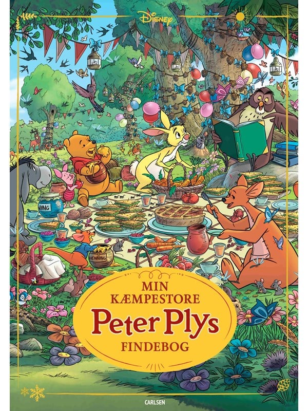Min kæmpestore Peter Plys findebog - Børnebog - Papbog