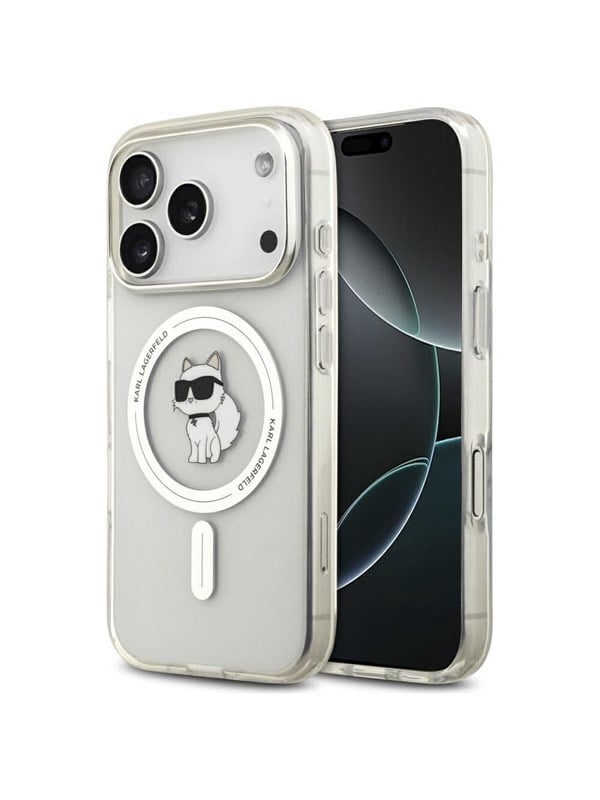 Karl Lagerfeld IML Choupette MagSafe Case for iPhone 17 Pro - Clear