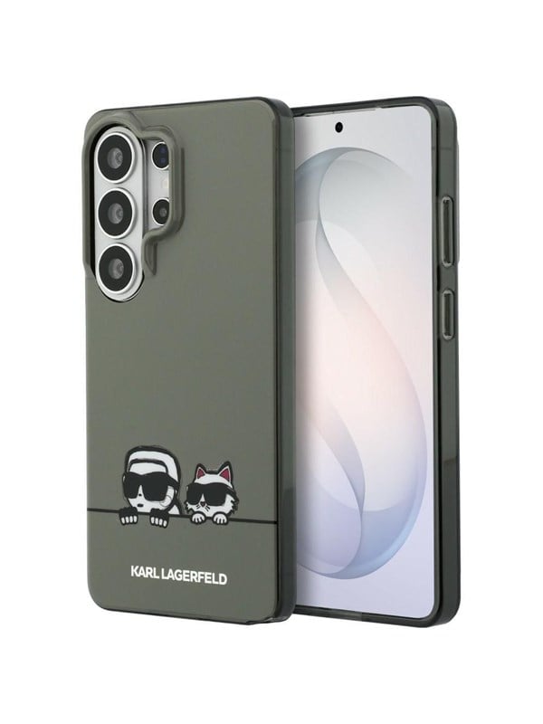 Karl Lagerfeld IML Peekaboo Karl&Choupette MagSafe Case for Samsung Galaxy S26 Ultra - Black