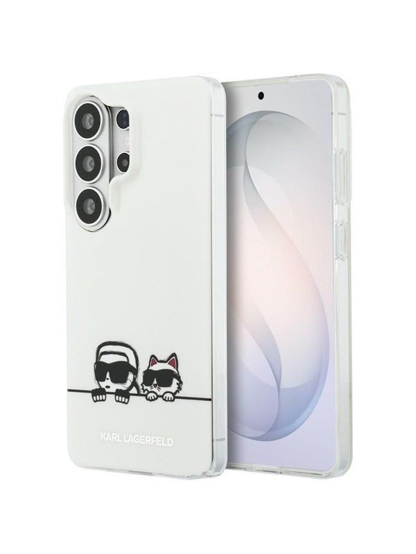 Karl Lagerfeld IML Peekaboo Karl&Choupette MagSafe Case for Samsung Galaxy S26 Ultra - Transparent