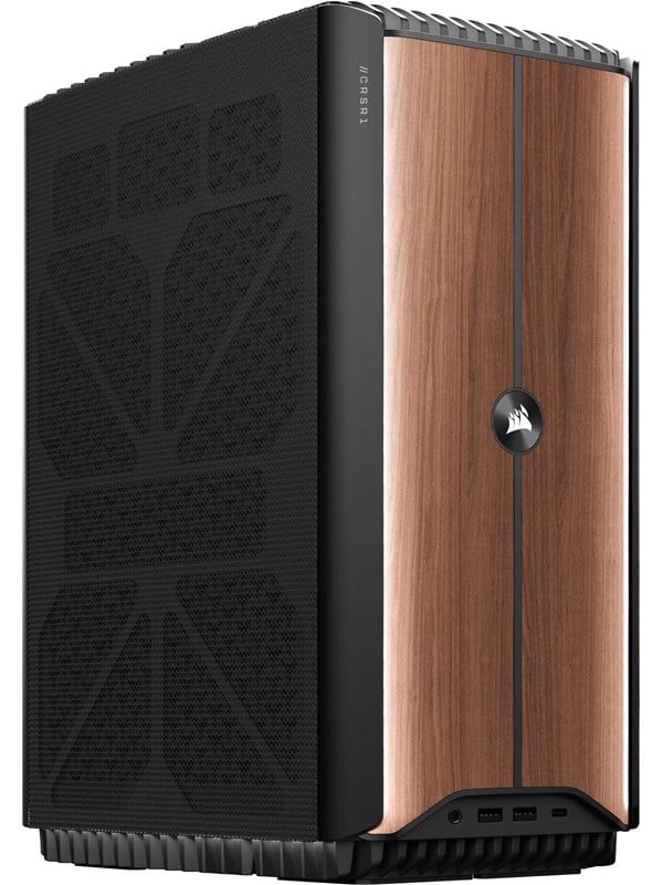 Corsair ONE a600 Wood Dark PC - AMD Ryzen 7 9800X3D CPU - NVIDIA GeForce RTX 5080 - 32GB DDR5-6000 RAM