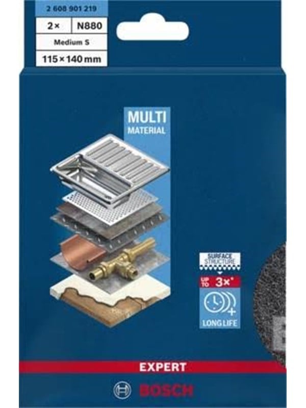 Bosch EXPERT N880 Sanding pad Medium grit 2 pc(s)